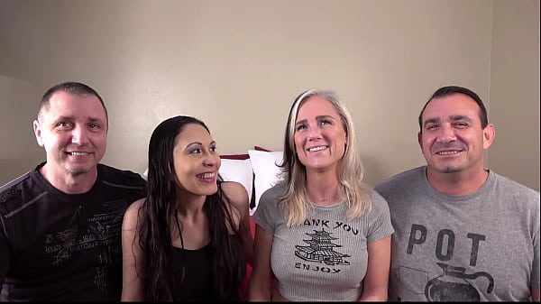 Desperate Amateurs Bunny Sabrina and Babyanne get their tight pussies banged hard