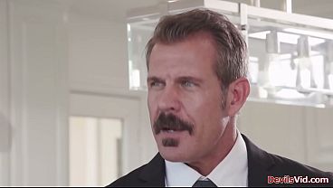 Wife and husband spit roast housekeeper